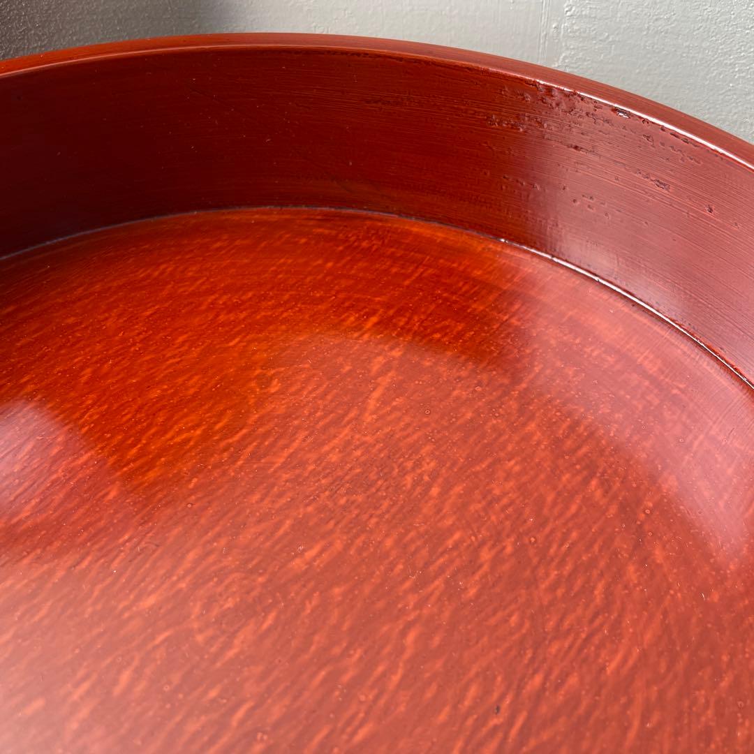 木製　漆器　丸型　重箱　5段重　朱塗り　四国塗　後藤塗　寿司桶　蓋物　日本製