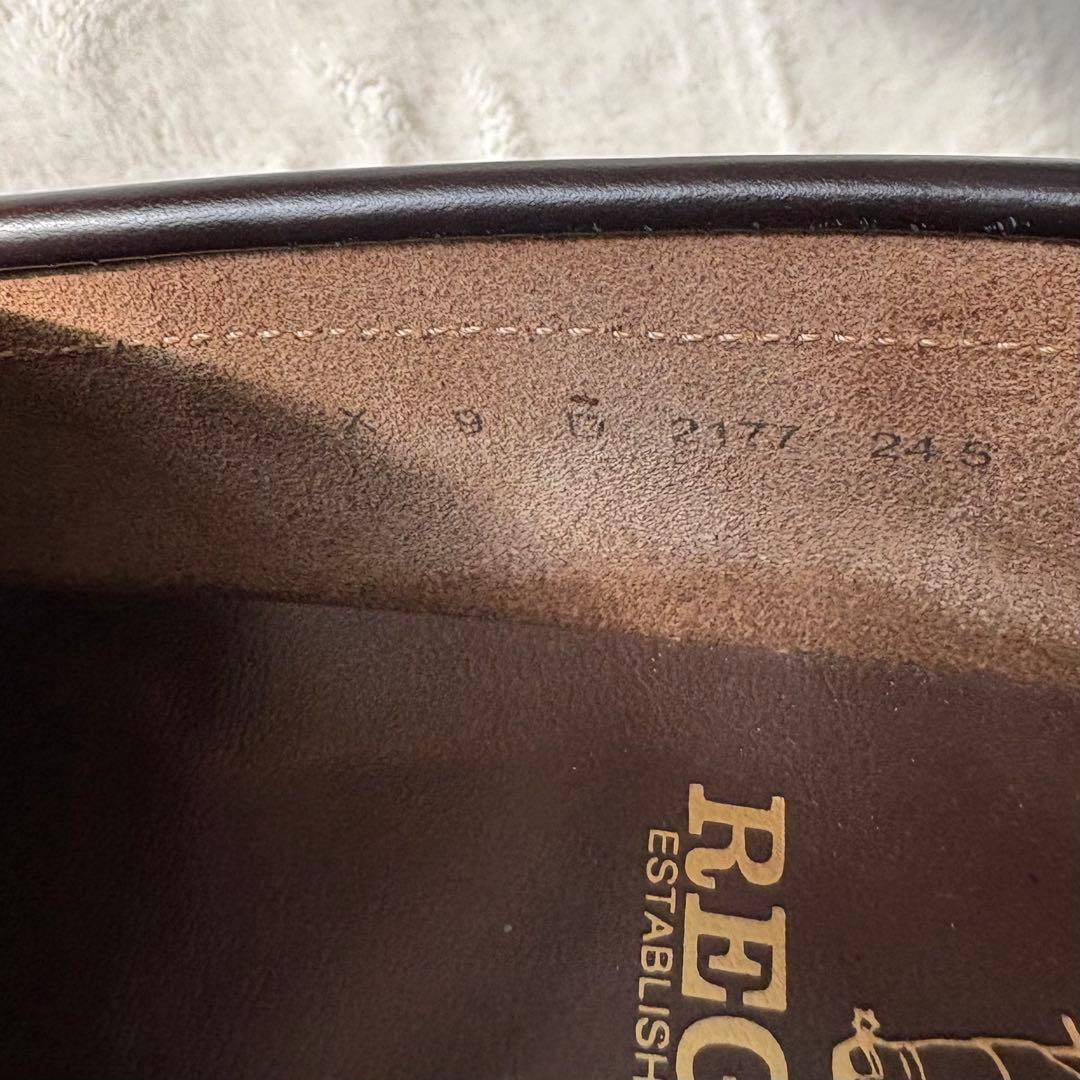 【極美品】リーガル 2177 ローファー 革靴 ブラウン 24.5cm