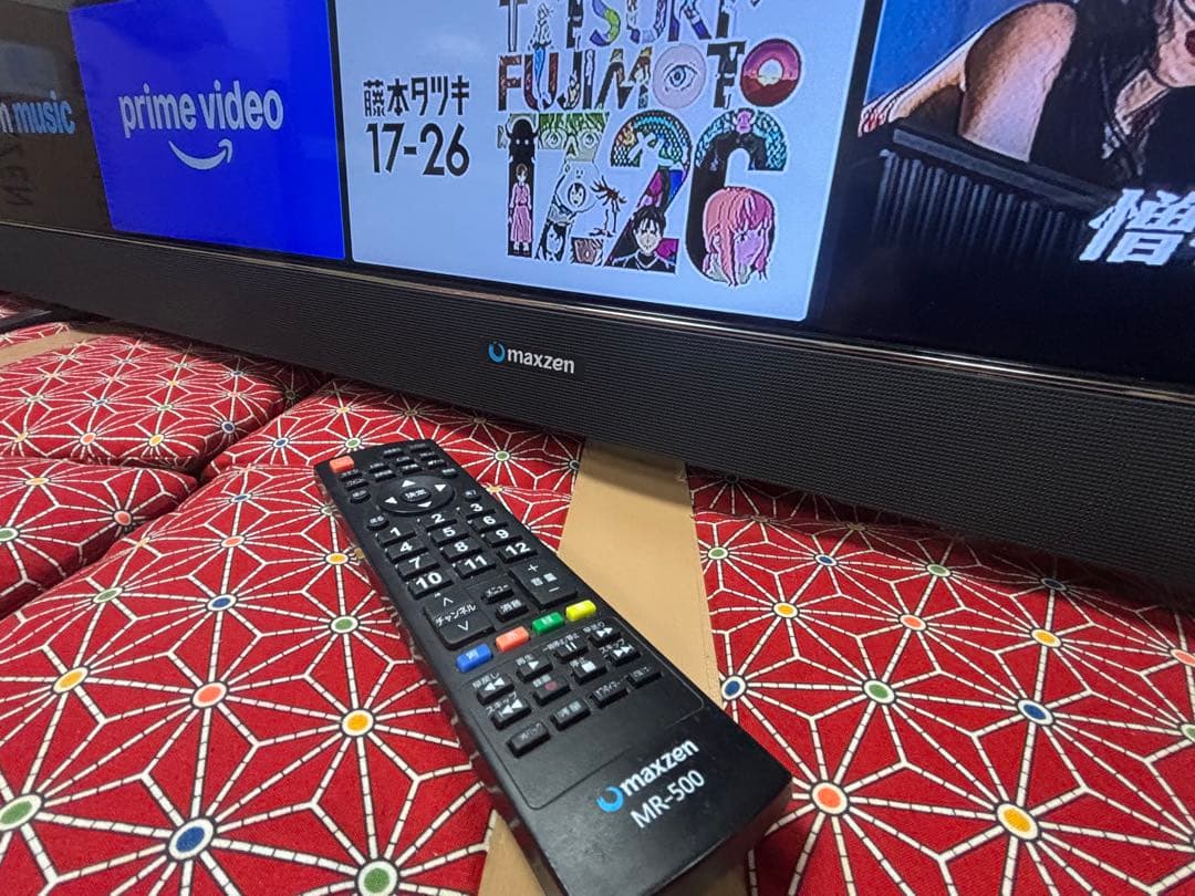 液晶テレビ 55インチ 4K マクスゼン 55型 TV maxzen超美品