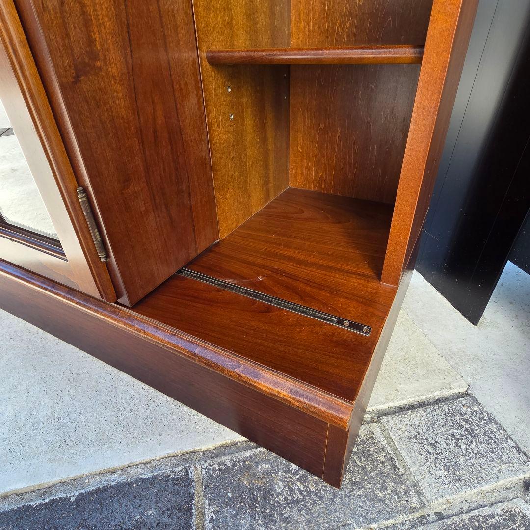 激レア カリモク コロニアル スライド式 本棚 サイドボード テレビ台