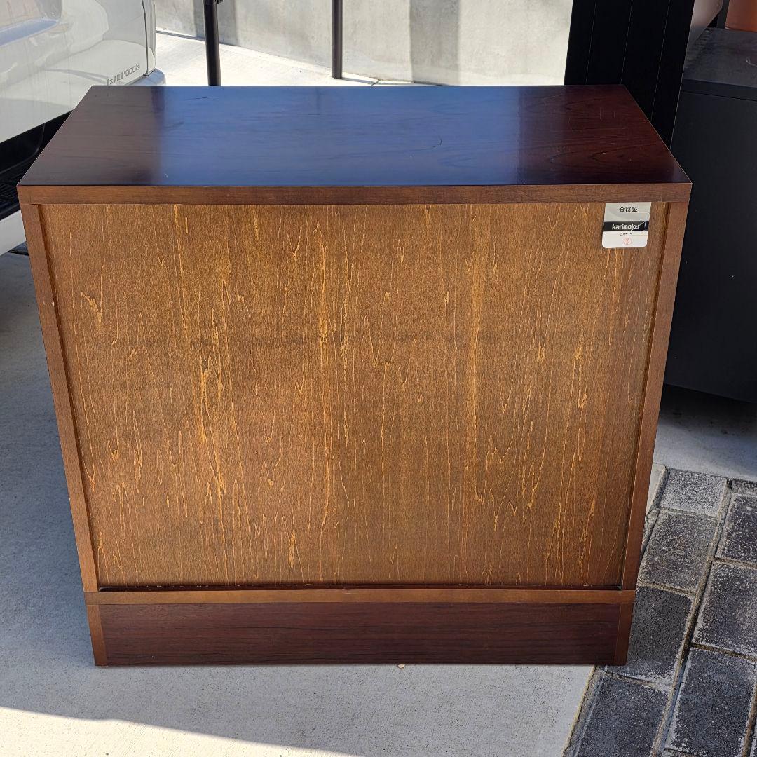 激レア カリモク コロニアル スライド式 本棚 サイドボード テレビ台