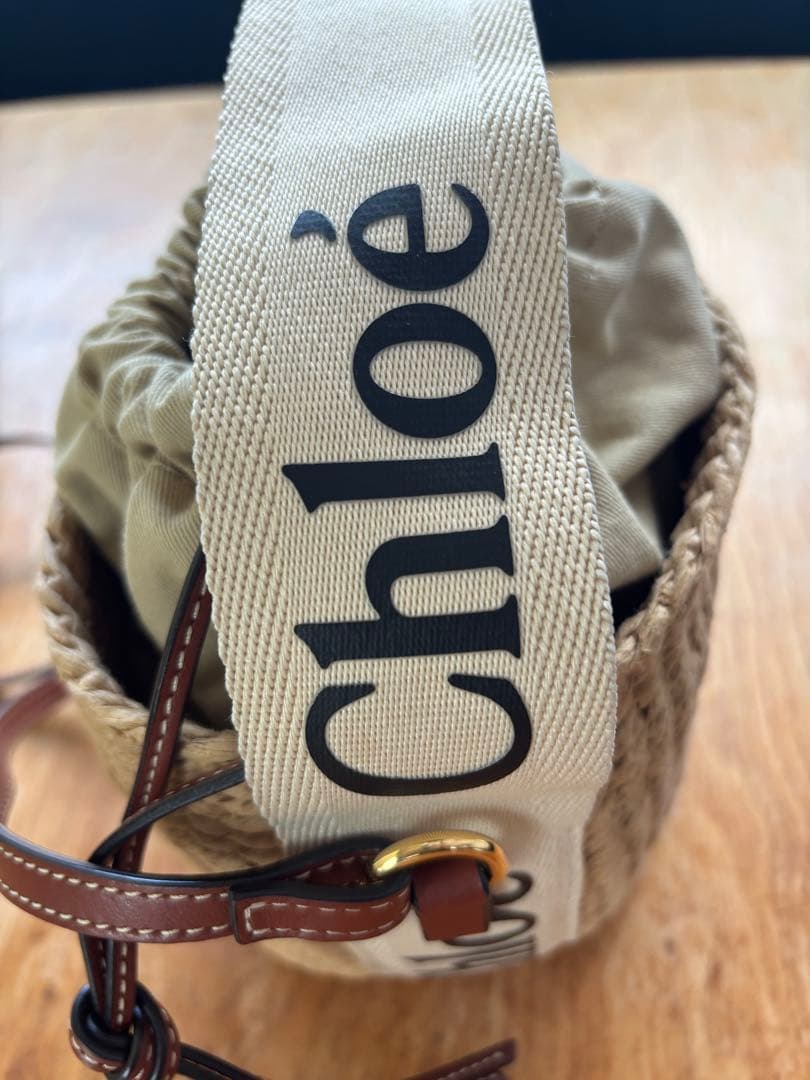 【立春値下げ⭐︎美品】クロエ Chloe Woody かごバッグ
