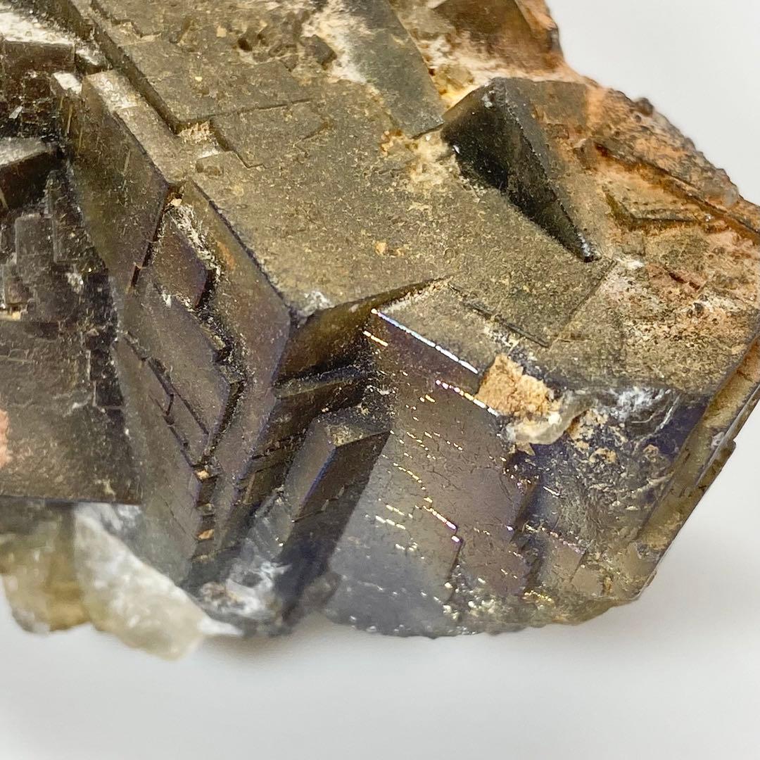 イリデッセンス　フローライト　9cm　酸化被膜　鉱物標本　原石　天然石　ストーン