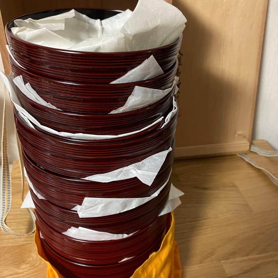 輪島塗 大雅堂謹製 乱れ挽 大椀5客 雑煮椀/丼椀/麺椀/煮物椀 漆器