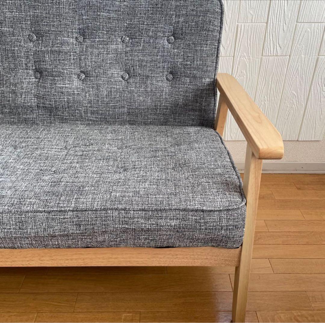 【引取のみ】カウチソファー 二人がけソファー