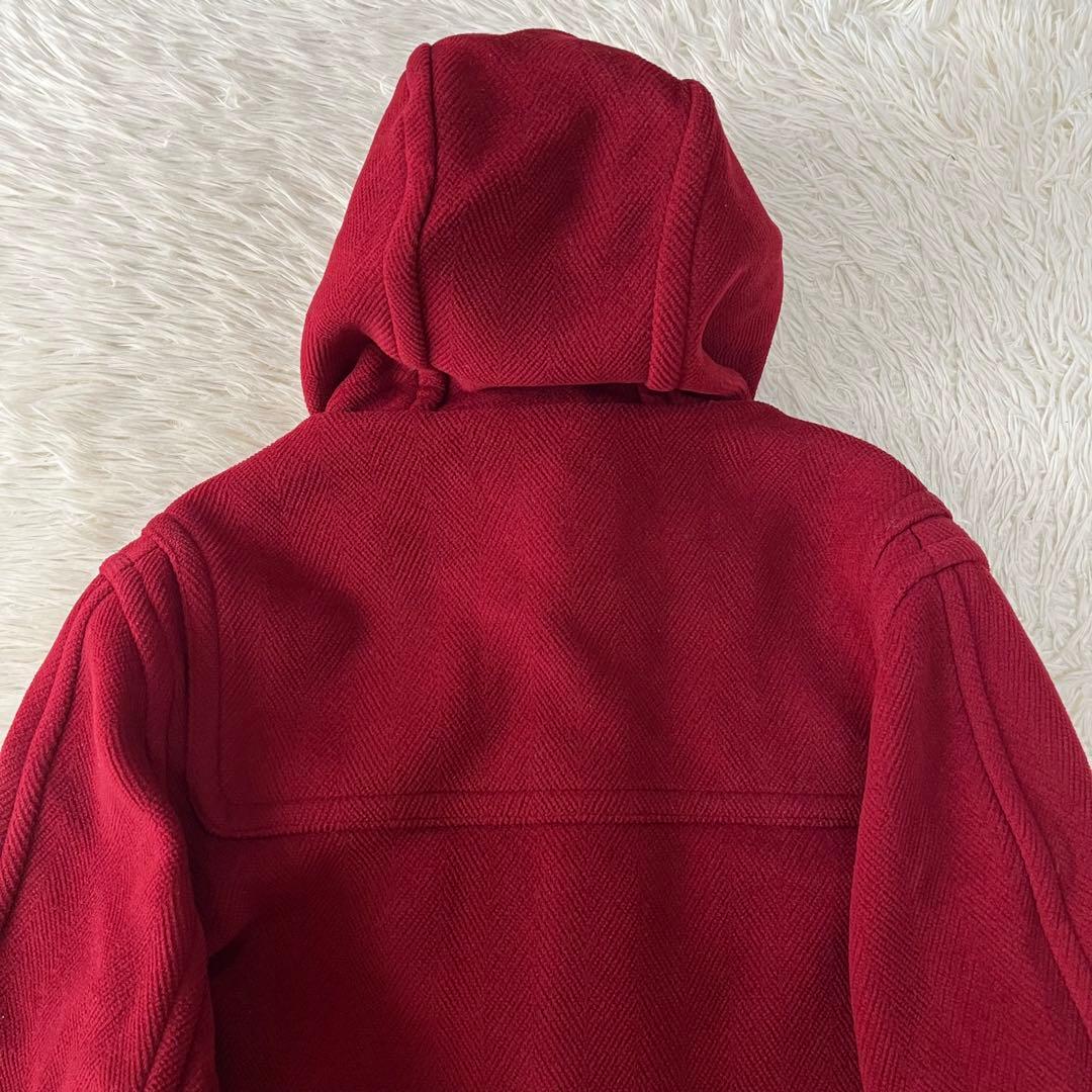 【美品】オールドイングランド　英国製　ヘリンボーン　ウール　ロングダッフルコート