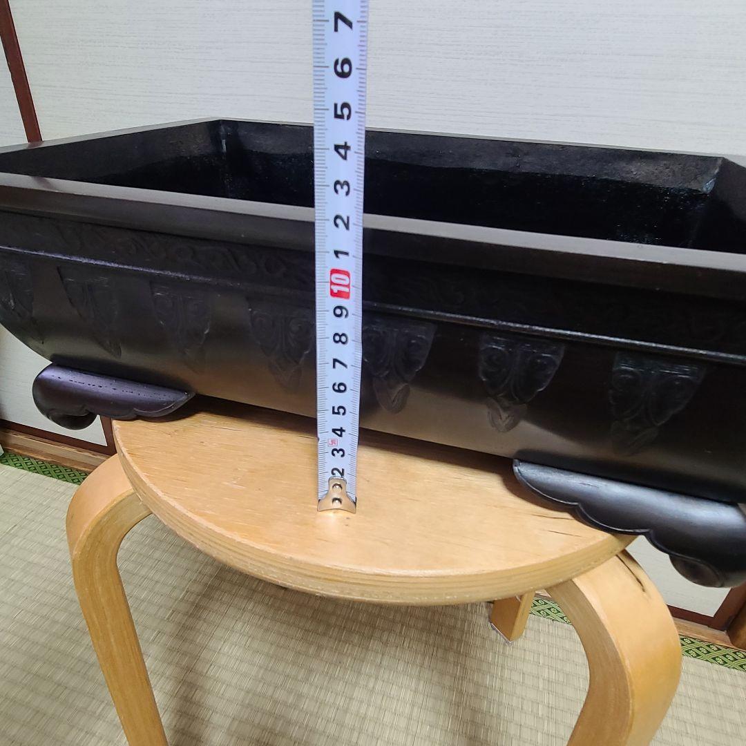 花器　菖浦地紋水盤