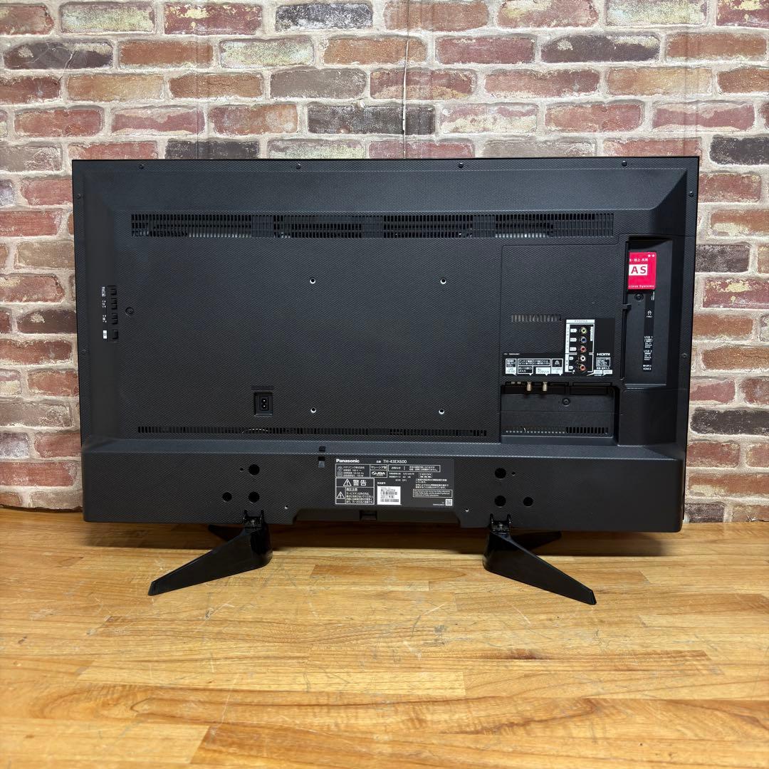 パナソニック 43V型 4K 液晶テレビ VIERA TH-43EX600