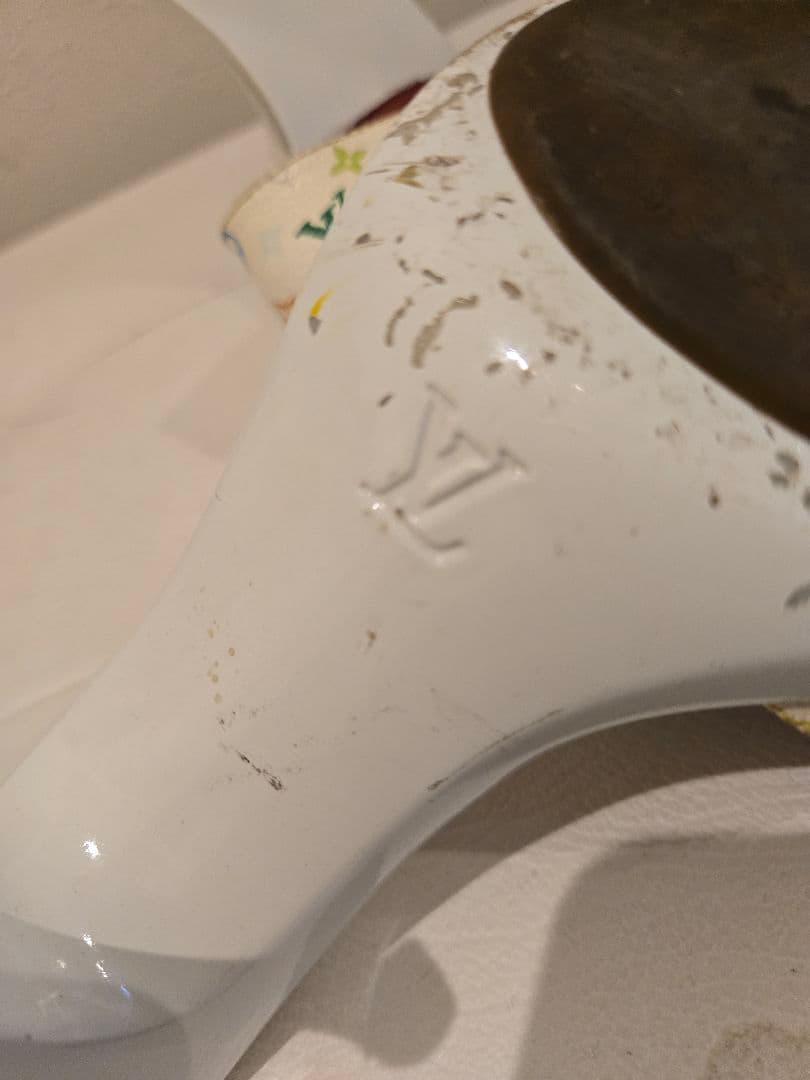 Louis Vuitton ホワイト・マルチカラー ミュール