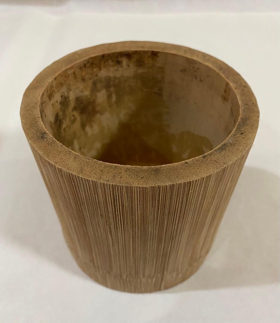 茶道具　花籠　骨董　フラワーベース