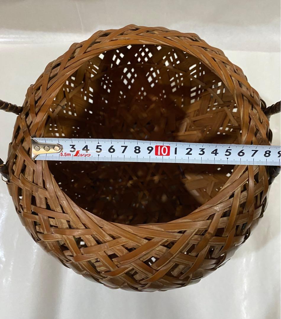 茶道具　花籠　骨董　フラワーベース