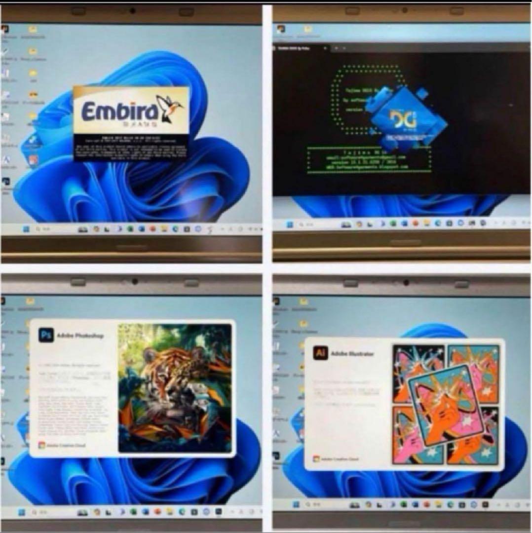 SZ6-刺しゅう用ノートパソコン ブラザー ジャノメ JUKIも可能❗️