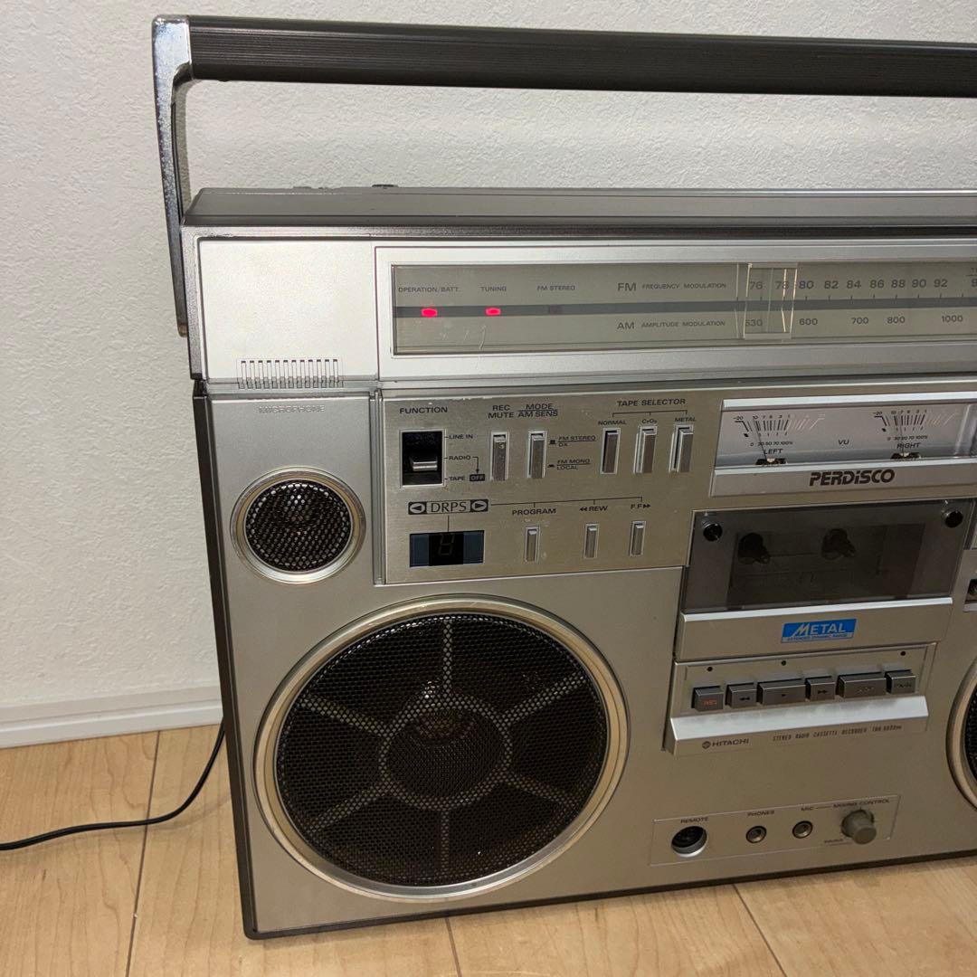 名機　日立 TRK-8600 RMラジオ・カセットレコーダー　ジャンク品