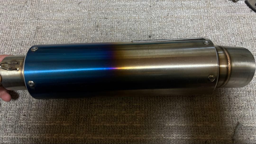 DANMOTO スリップオンマフラー チタン 50.8