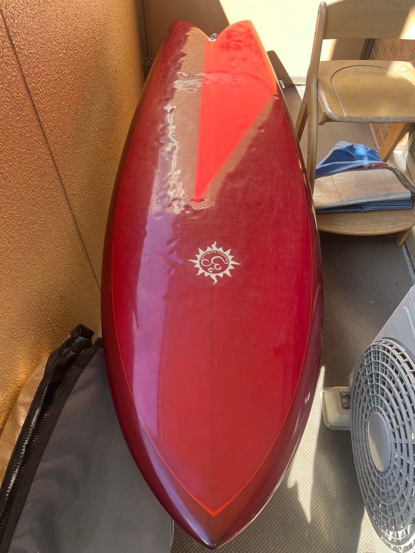 リッチパベル5'8\" レトロフィッシュ　ツインフィン