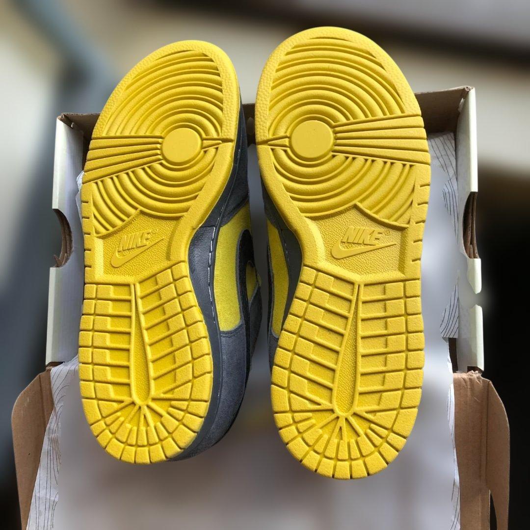 Nike SB Dunk Low グレー/イエロー 26.5cm