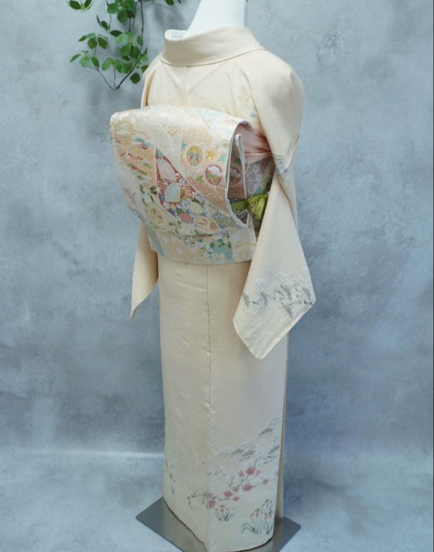 るんじゅ⭐︎訪問着フルセット　滝泰　正絹263 お宮参り