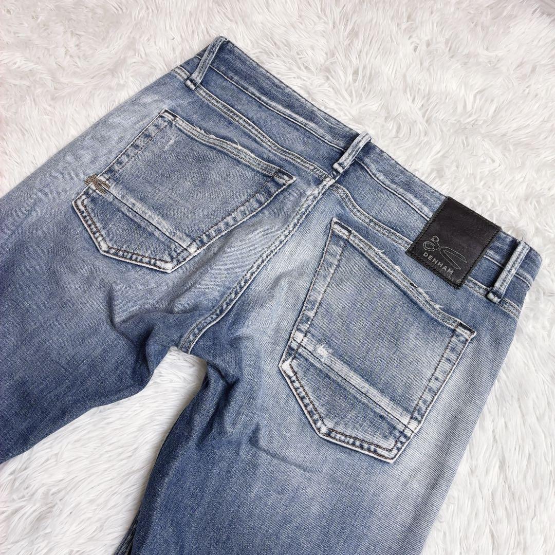 DENHAM レイザー スリムフィット W33 カンディアーニ ストレッチ 赤耳