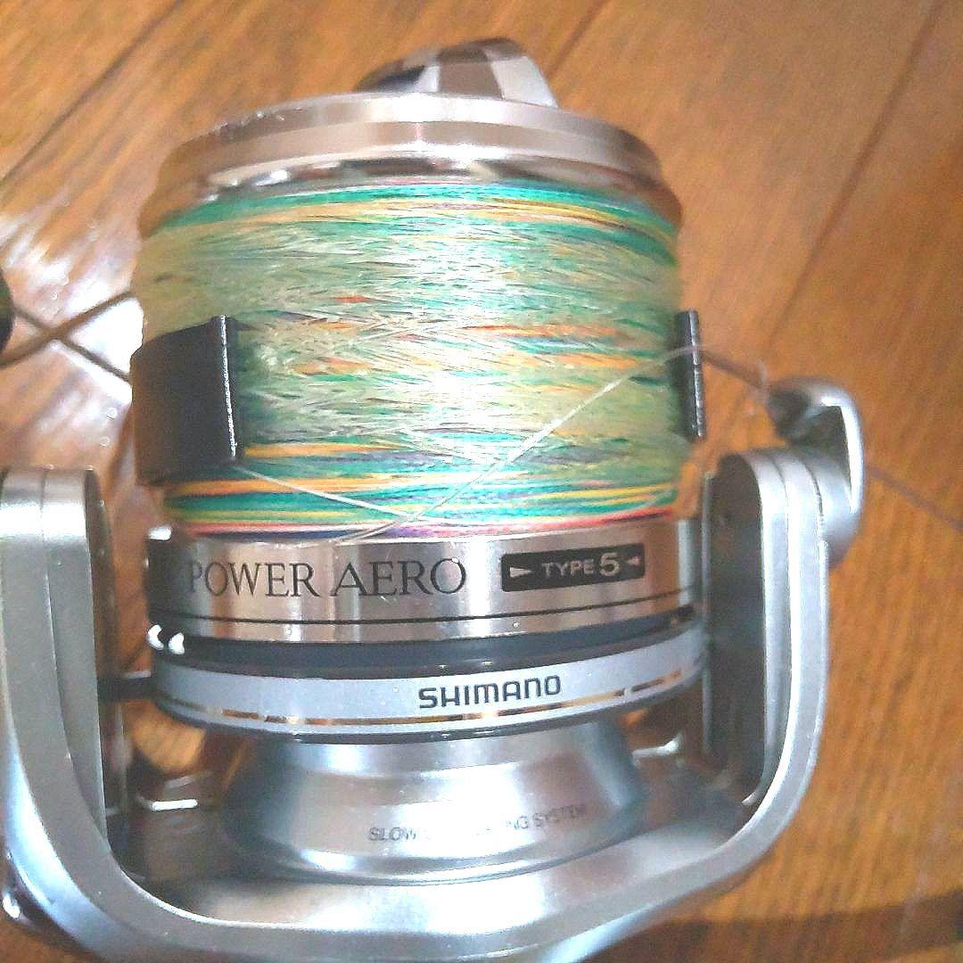 美品 Shimano リール パワーエアロ 5 ツウィンドラグ SA24C