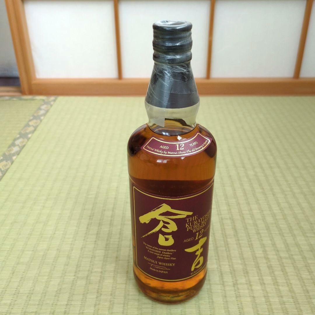 マツイピュアモルトウィスキー倉吉18年・12年ウイスキー700ml　2本