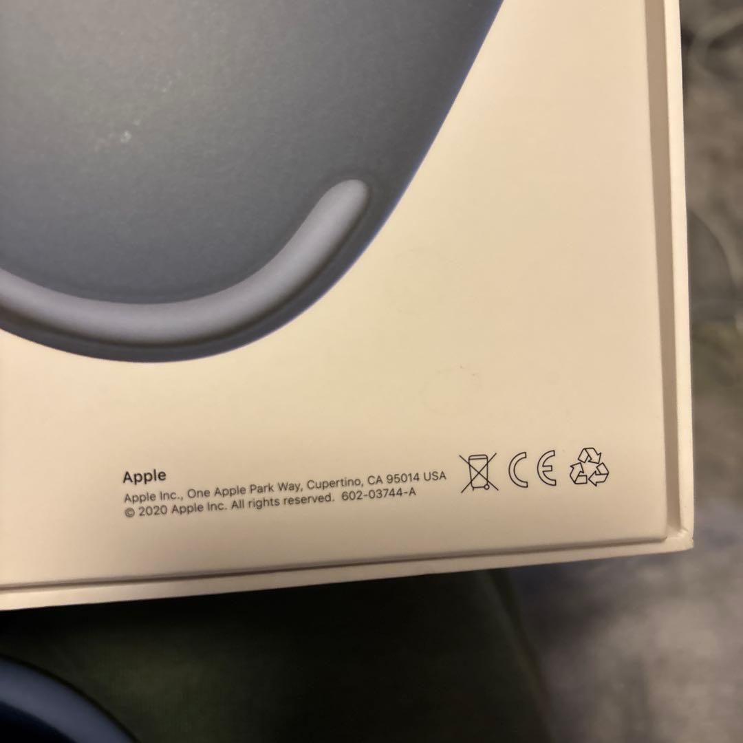 Apple AirPods MAXワイヤレスイヤホン シルバー/ブルー