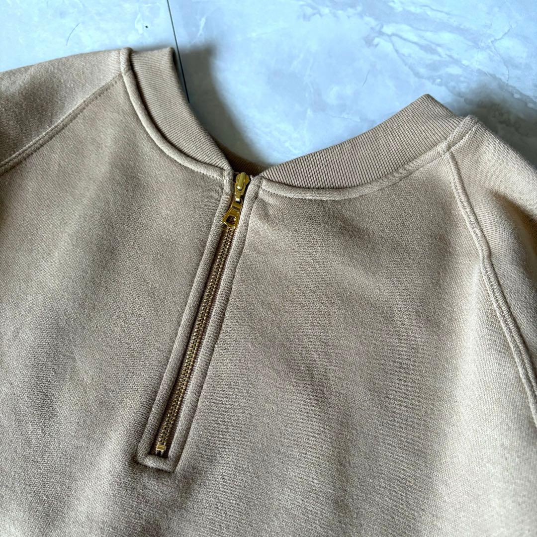 Americana CREW NECK SWEATバックジップ スウェット