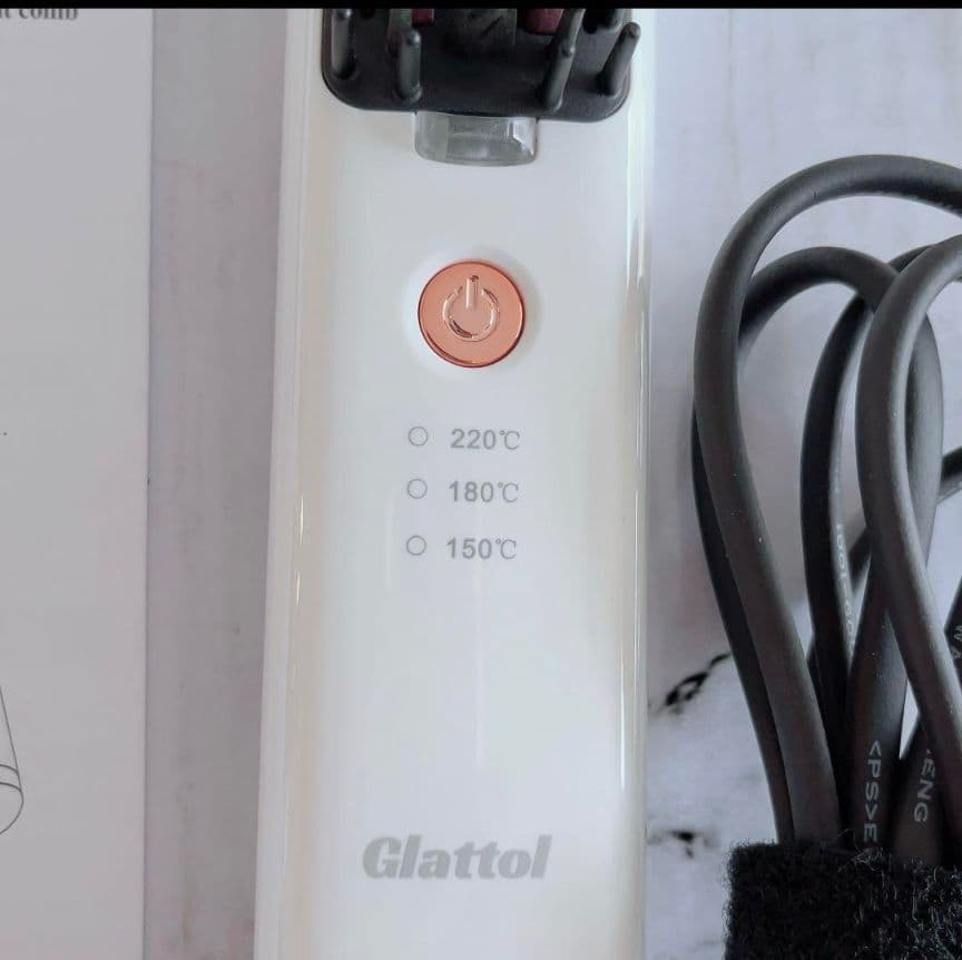 マイナスイオン ストレートブラシ ホワイト