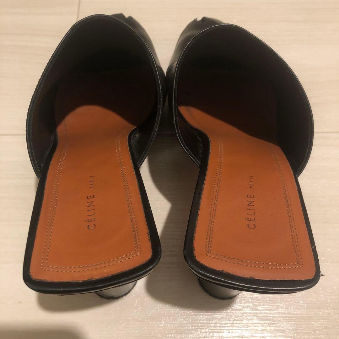 CÉLINE ブラックヒール38