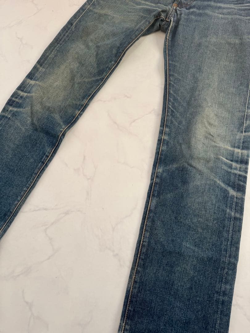 ディオールオム スリム テーパードジーンズ 27 イタリア製 ユーズド加工