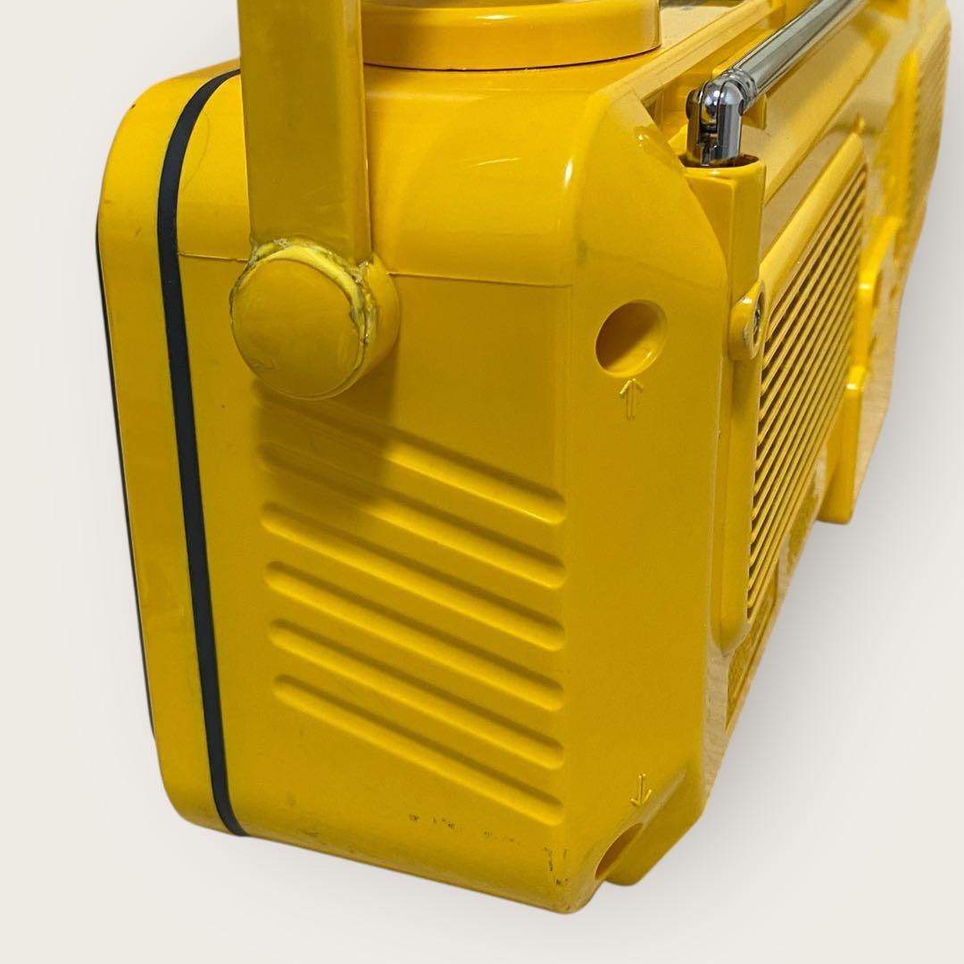 希少 動作品 SONY SPORTS CFS-V75 イエロー ラジカセ