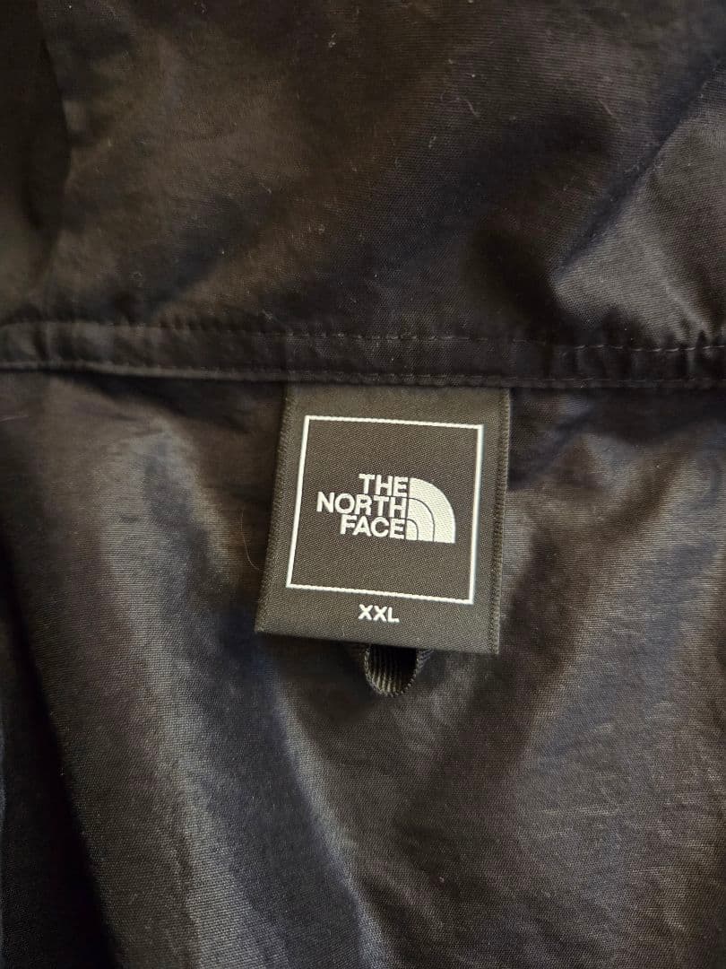 【美品＆最新】THE NORTH FACE ブラックナイロンジャケット　XXL