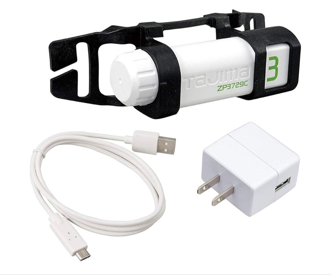 【新品未開封】ヘルメット用送風機 タジマ 清涼ファン 風雅ヘッド2 フルセット