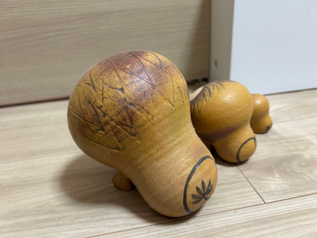 リサラーソン 木製ライオン置物セット（大・中・小）スウェーデン