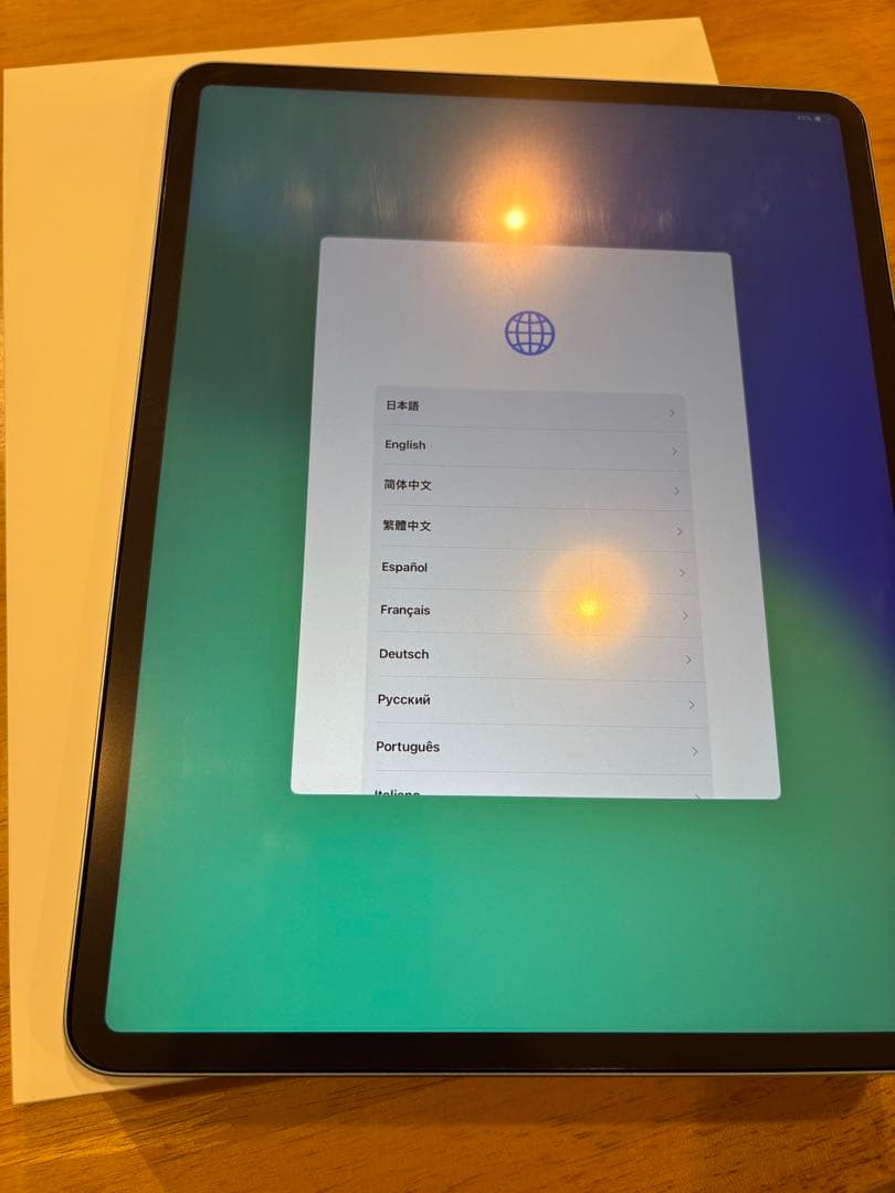 M2 iPad Air ブルー 13インチ　本体 カバー付き