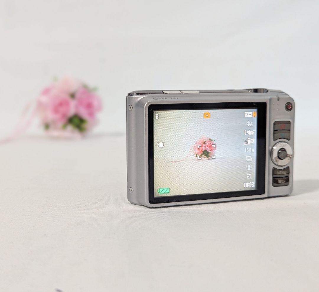 CASIO EXILM EX-H10 コンパクトデジタルカメラ シルバー