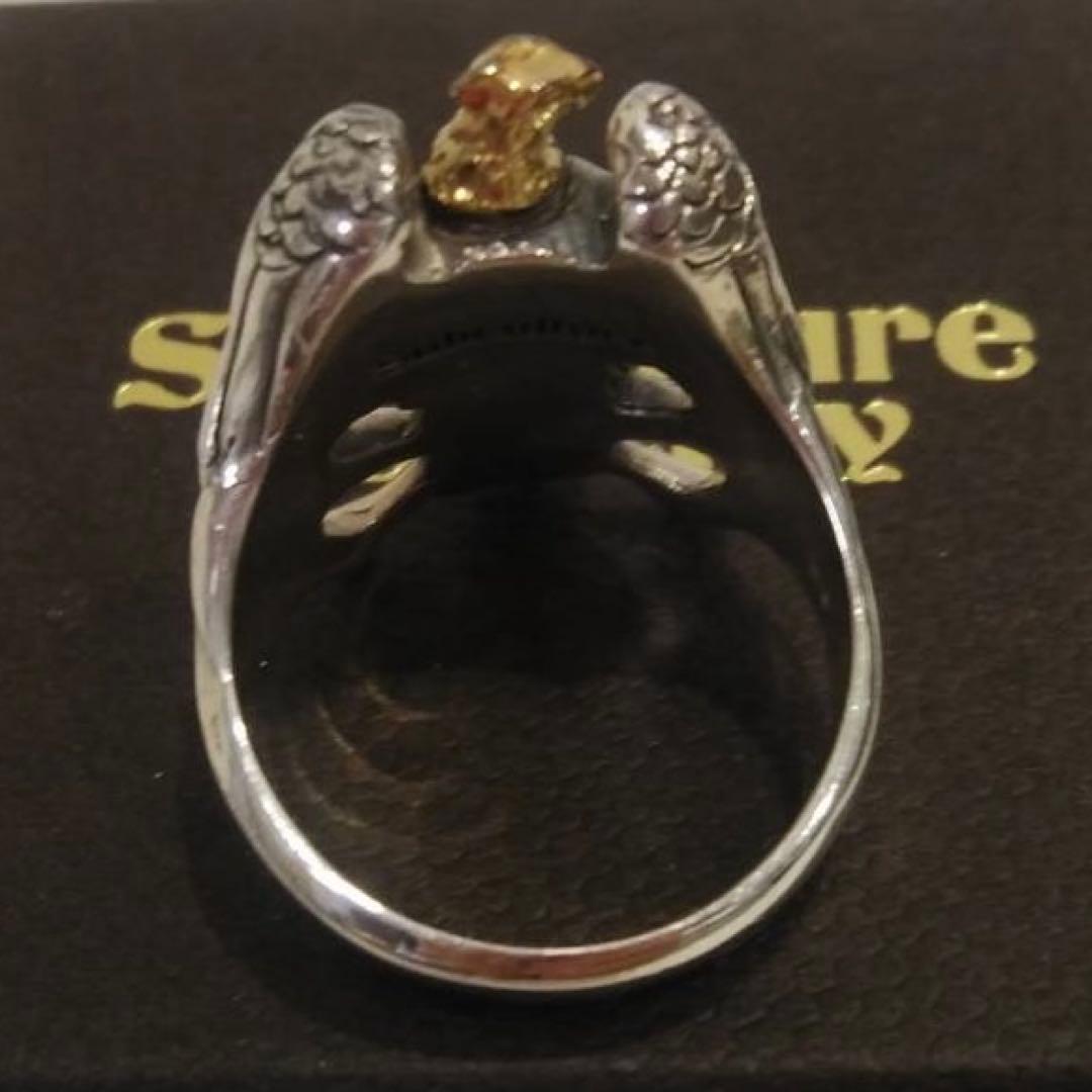 SUBCULTURE EAGLE SKULL RING K18SV950キムタク