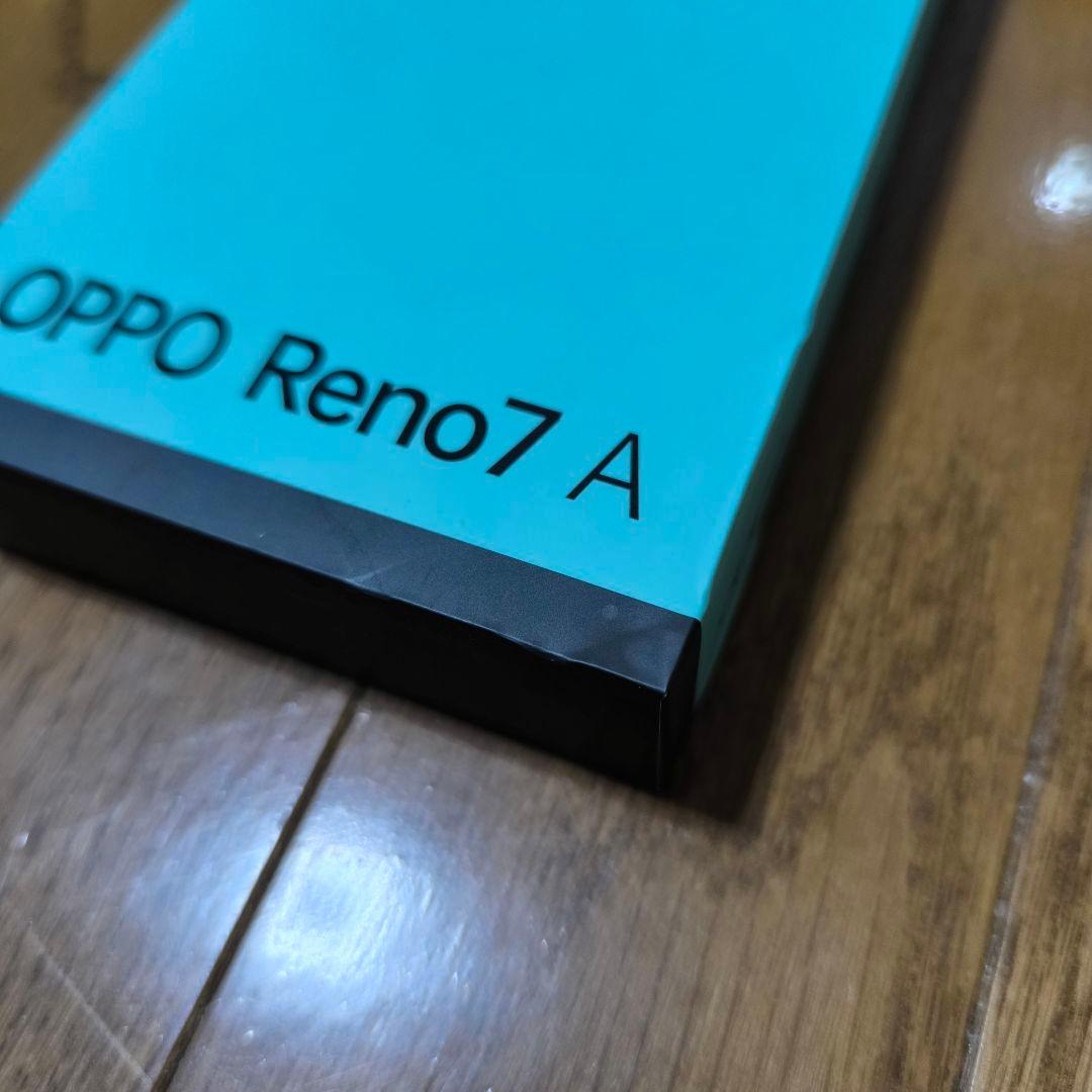 【本日限定価格】OPPO オッポ Reno7 A ブラック 本体 箱付き スマホ