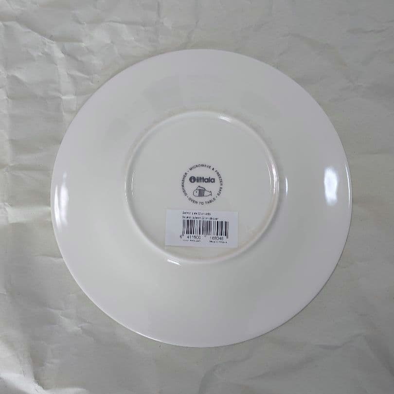 iitala サルヤトン プレート 22cm ホワイト 4枚 未使用品 廃盤
