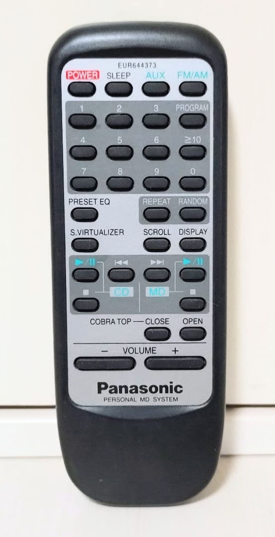 Panasonic RX-MDX3MD COBRA リモコン付
