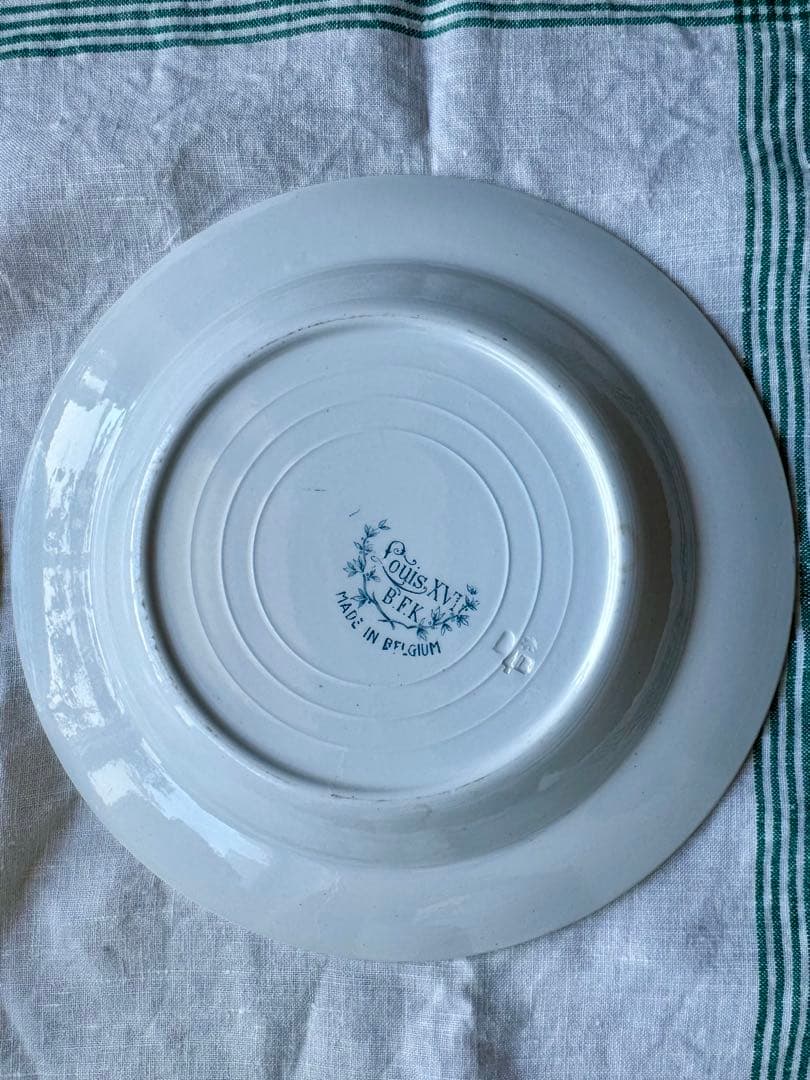  Boch ボッホ B.F.Kアンティーク スープ皿2枚セット