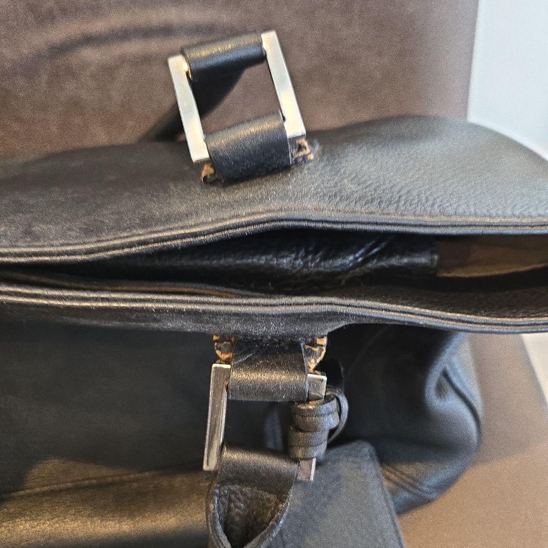 PELLE MORBIDA ビジネスバッグ ブラックレザー