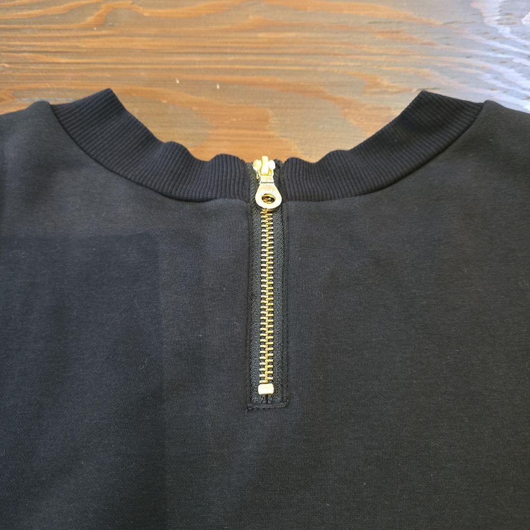 ブルーレーベルクレストブリッジ　ジャージープルオーバー　黒　38