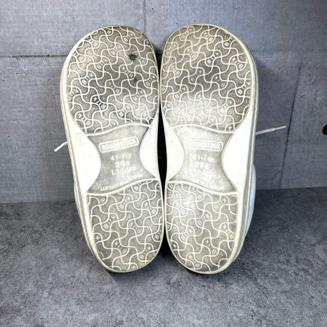 極美品【BIRKENSTOCK】パサデナ/チロリアンシューズ/レザー 革靴　白◎