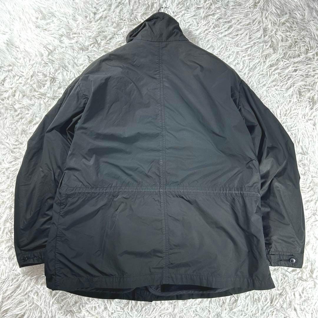 ATON VENTILE NYLON SHORT MODS COAT 02 黒