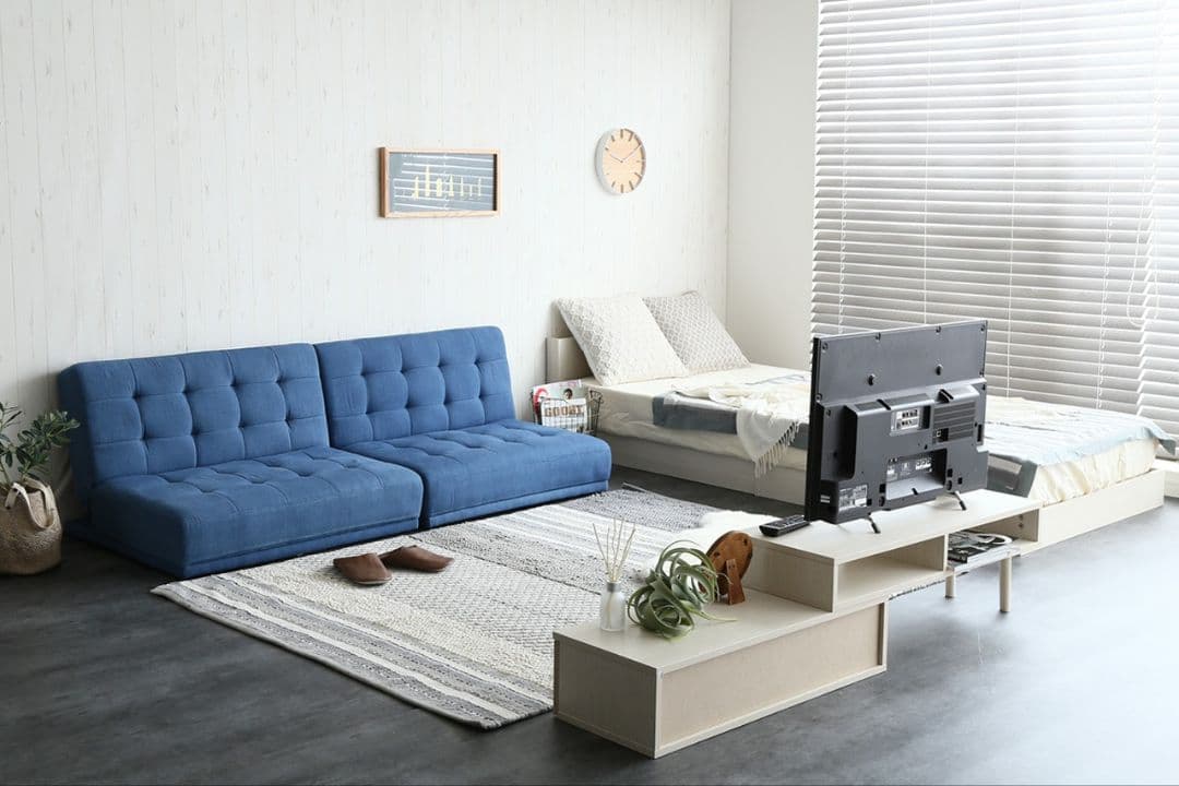 《新品・送料無料》Colton リクライニング式ソファベッド