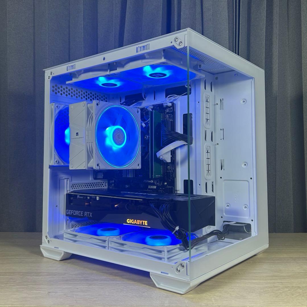 超高性能 白 ゲーミングPC RTX3070 Windows11 ワイルズ快適