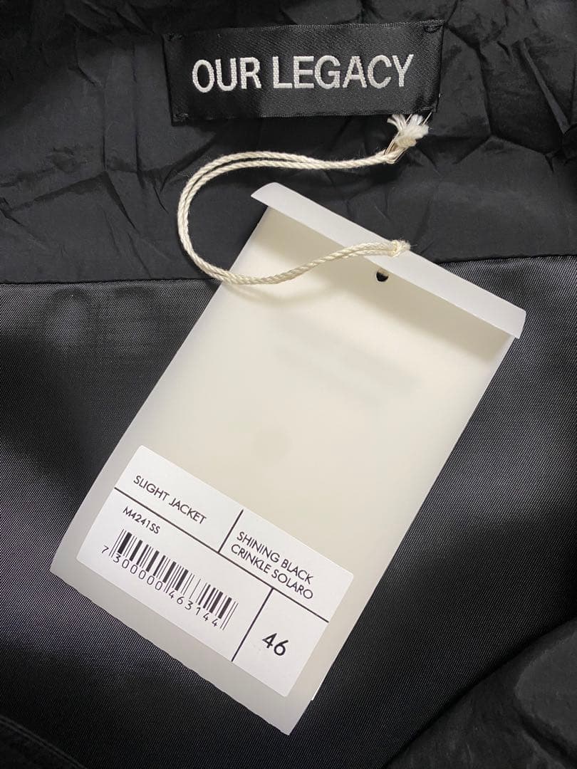 ourlegacy slight jacket サイズ46 新品