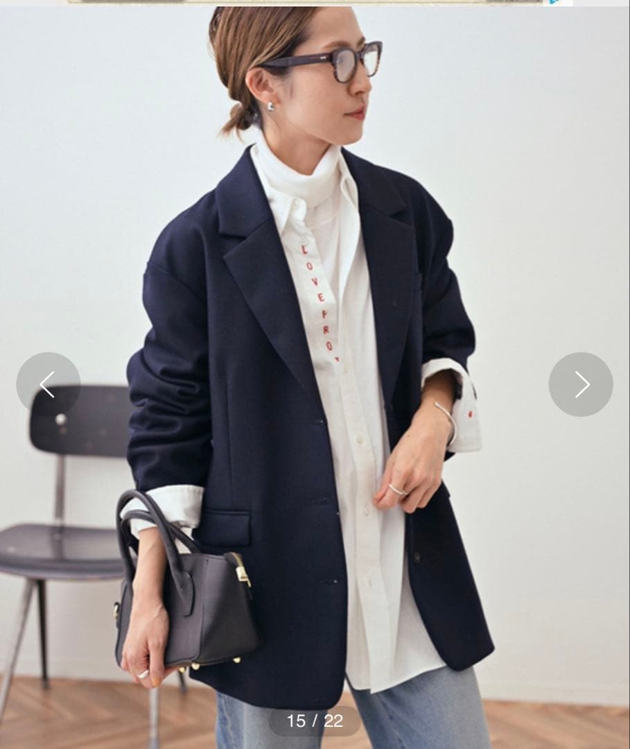 フレームワーク　新品未使用　ホワイト LOVE FOR YOU 刺繍 シャツ