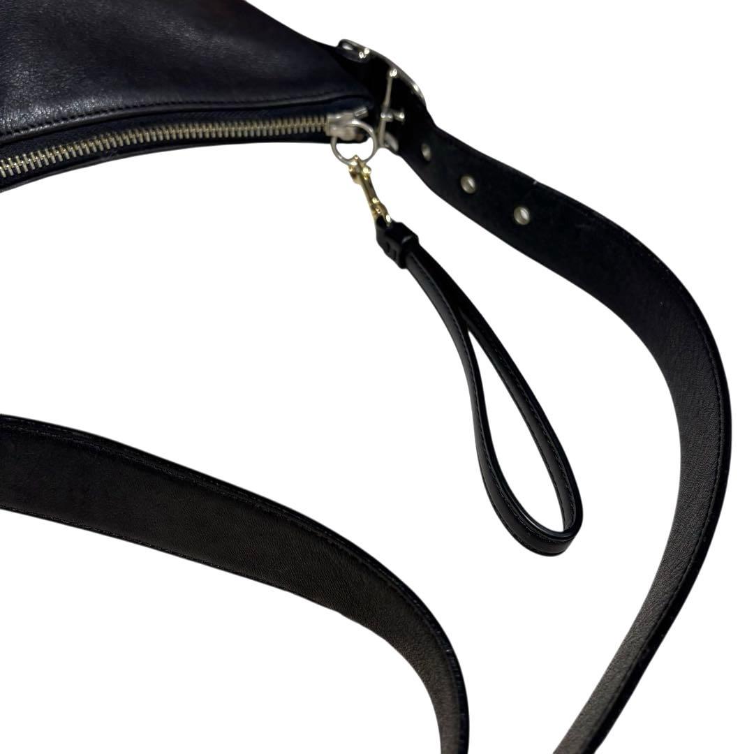 OLD COACH 　グラブタンレザー　ショルダーバッグ　ヴィンテージ　黒