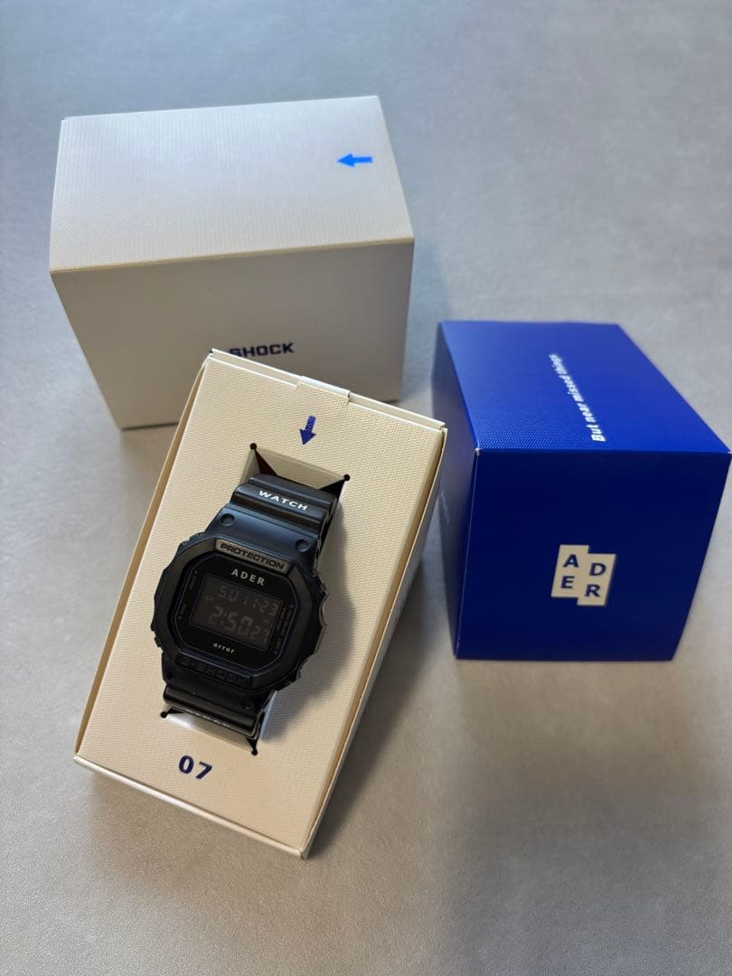 ADER ERROR G-SHOCK ADER 07 ブラック 腕時計